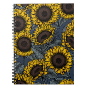 Sunflower field 2 notebook