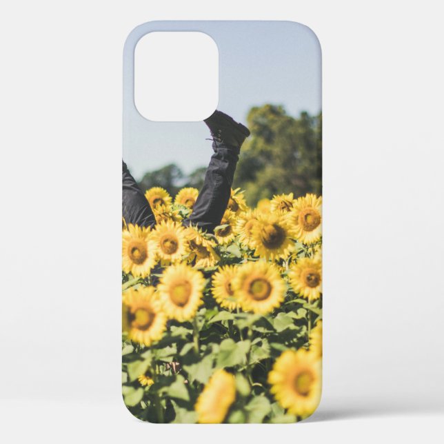 Sunflower field at daytime Case-Mate iPhone case (Back)