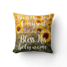 Sunflower Field Bless the Lord O my Soul Scripture