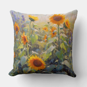 Sunflower Field Cushion