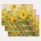 Sunflower Field Decoupage Yellow Vintage Antique