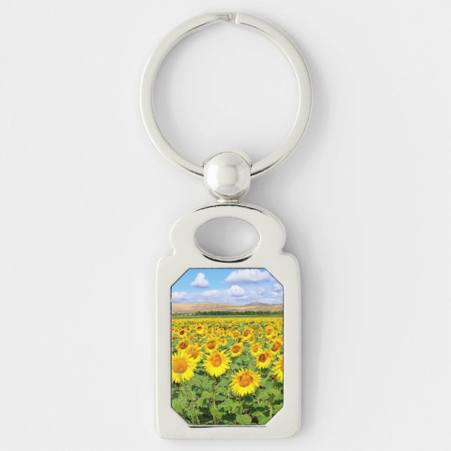 Sunflower field key ring (Front)