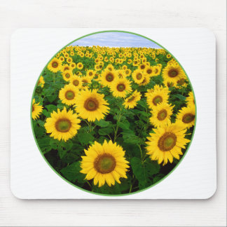 Sunflower Field Mouse Pad