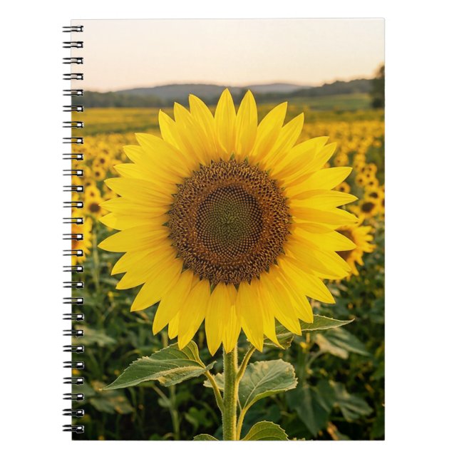 Sunflower Field Notebook (Front)