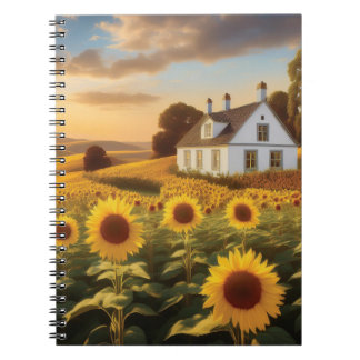 Sunflower Field Notebook