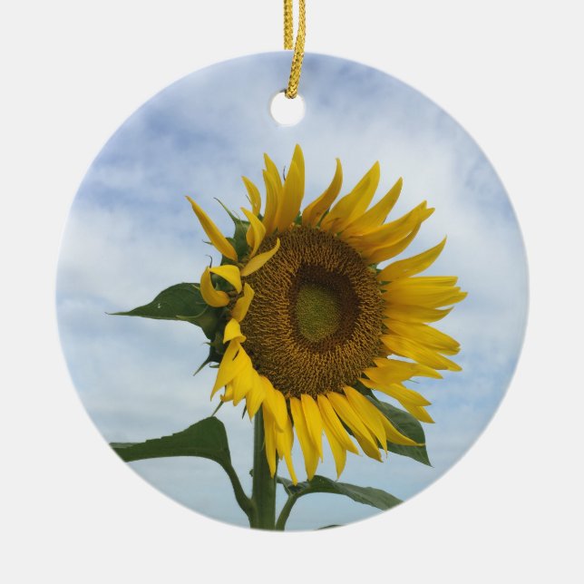 Sunflower Field Ornament (Front)