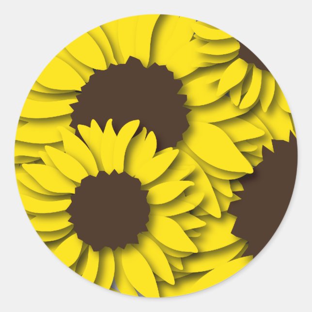 Sunflower Field Sticker (Front)