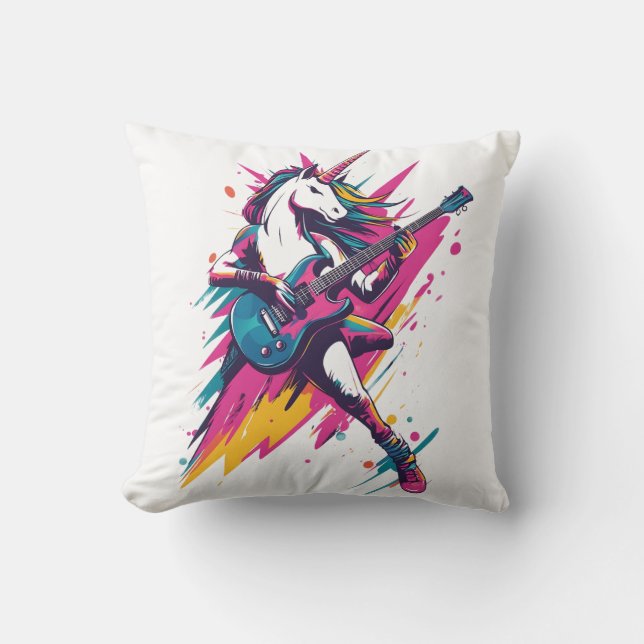 Sunflower Field Unicorn (5) Cushion (Front)