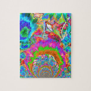 Sunflower Fields Forever -blue Jigsaw Puzzle