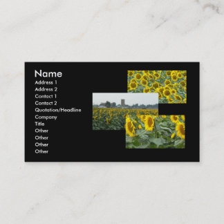 Sunflower Fields Forever! Business Card