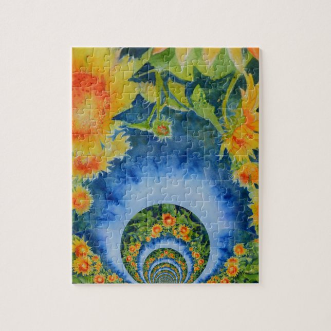 Sunflower Fields Forever Jigsaw Puzzle (Vertical)