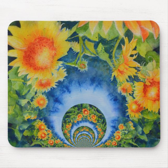 Sunflower Fields Forever Mouse Pad (Front)