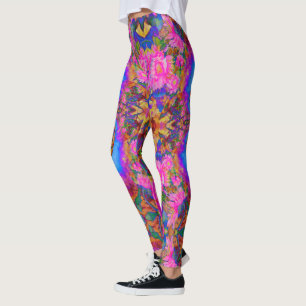 sunflower fields forever - pink leggings