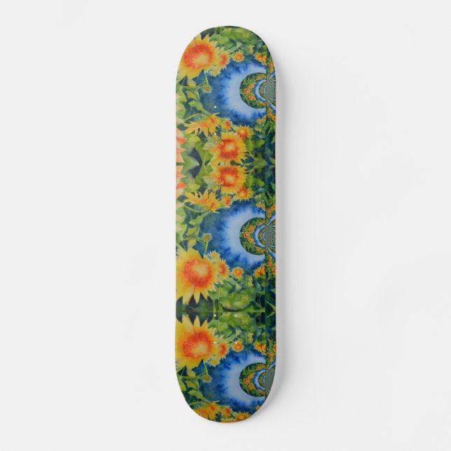 Sunflower Fields forever Skateboard (Front)