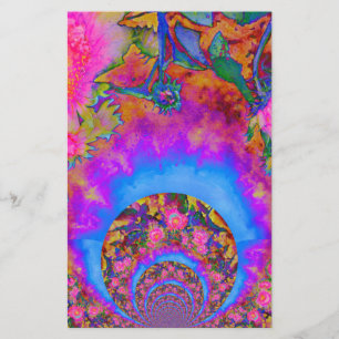 Sunflower fields forever stationery