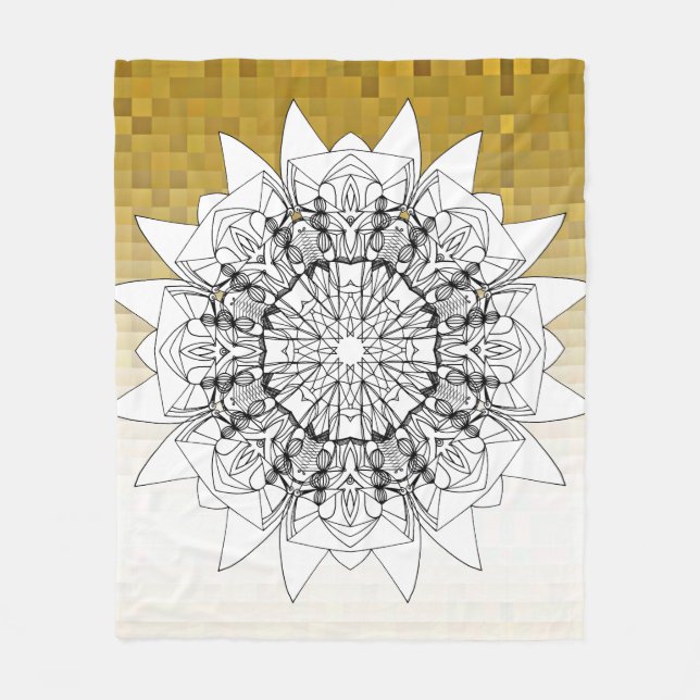 Sunflower Fleece Blanket (Front)