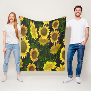 Sunflower Fleece Blanket