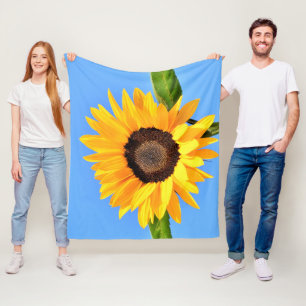 Sunflower Fleece Blanket