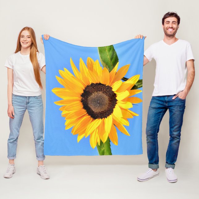 Sunflower Fleece Blanket (In Situ)