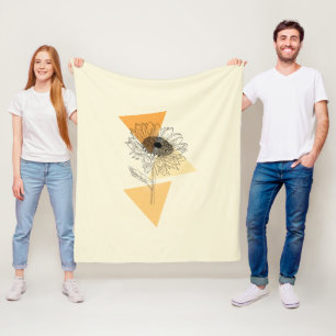 Sunflower Fleece Blanket