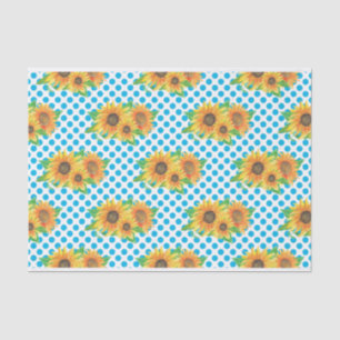 Sunflower Floral Outfits Tissue Paper