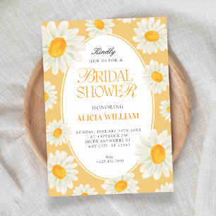 Sunflower Floral seamless pattern bridal shower Invitation