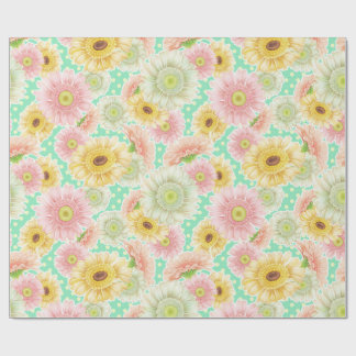 Sunflower Floral Wrapping Paper