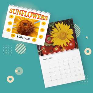 Sunflower Flower Calendar