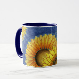 Sunflower Flower Coffee Mug Birthday Gift