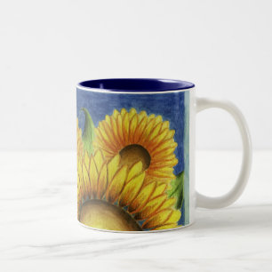 Sunflower Flower Coffee Mug Birthday Gift