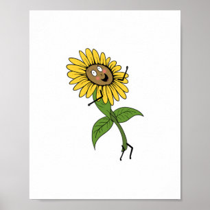 Sunflower, flower theme poster