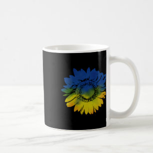 Sunflower For Ukraine Flag Colors Blue Yellow  Coffee Mug