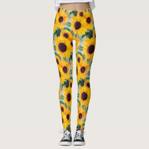 Sunflower Frenzy! Leggings