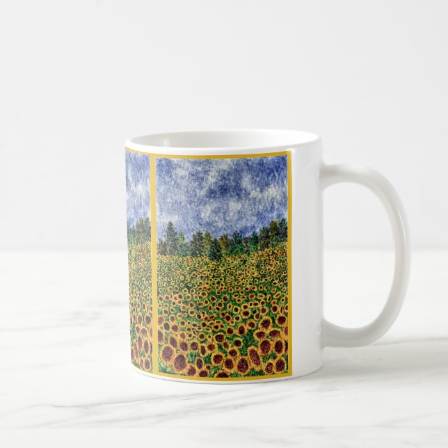 Sunflower Galaxy Coffee Mug (Right)