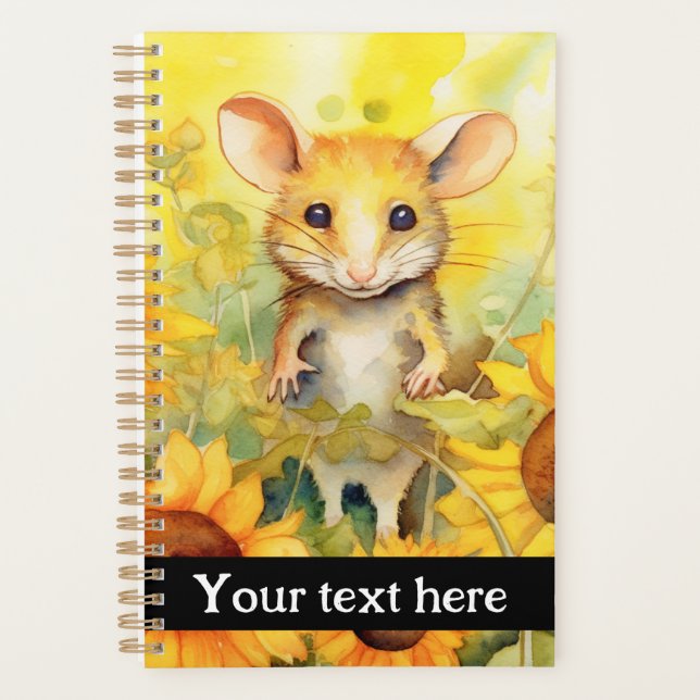 Sunflower Garden 3 Miceville Planner (Front)