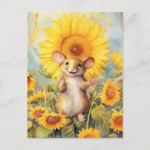 Sunflower Garden 6 of 17  Postcard