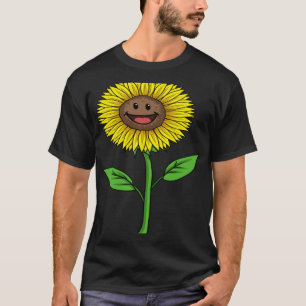 Sunflower garden gardener kids flowers T-Shirt