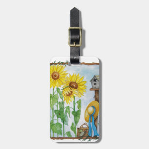 Sunflower Garden Luggage Tag