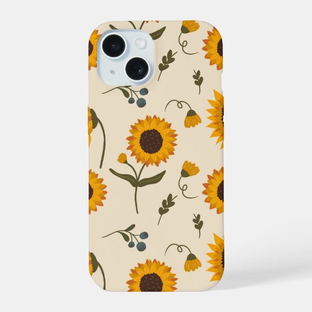 Sunflower Garden Phone Case (Back)