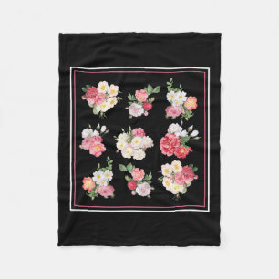 Sunflower Gardening  Fleece Blanket