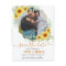 Sunflower Geometric Photo Save the Date