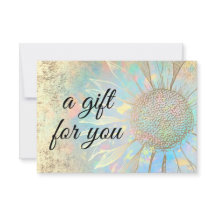 sunflower gift certificate