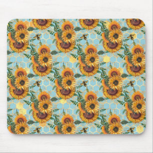 Sunflower Gifts Bright As A Sunflower Mouse Pad