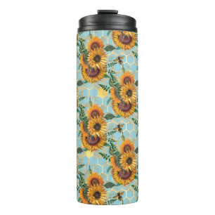 Sunflower Gifts Bright As A Sunflower Thermal Tumbler