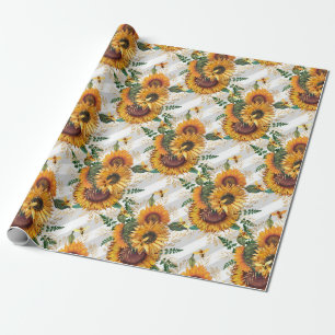 Sunflower Gifts Look At The Sunflower Wrapping Paper