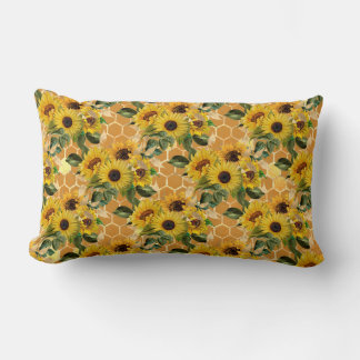 Sunflower Gifts | Make It Like A Sunflower Lumbar Cushion
