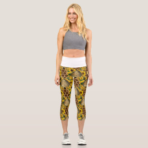 Sunflower Gifts Sunflower Of The Spring Burns Capri Leggings