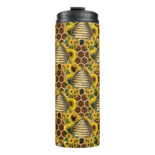 Sunflower Gifts Sunflower Of The Spring Burns Thermal Tumbler