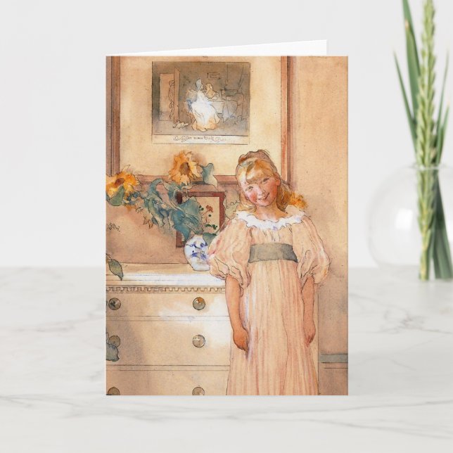 Sunflower Girl 1893 Card (Front)