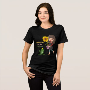Sunflower Girl and the Frog Prince Tri-Blend Shirt